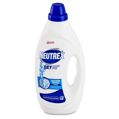 Gel quitamanchas oxy blanco puro sin lejía Neutrex botella 1.6 l-0 Gel quitamanchas oxy blanco puro sin lejía Neutrex botella 1.6 l-0