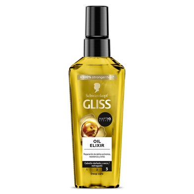 Aceite elixir diario con aceite de argán Gliss 75 ml-0