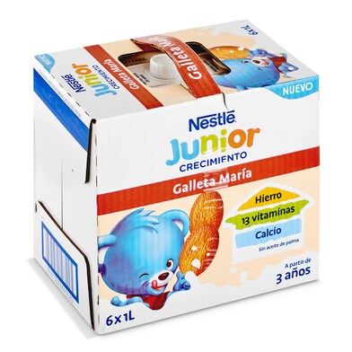 Leche crecimiento con galleta maría +3 años Nestlé brik 1 l-0