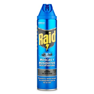 Insecticida moscas y mosquitos Raid spray 600 ml-0