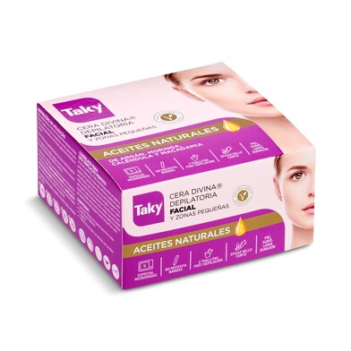 Cera depilatoria facial con aceites naturales Taky 100 g-0