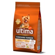 Alimento para perros yorkshire terrier con pollo y arroz Ultima bolsa 1.5 Kg