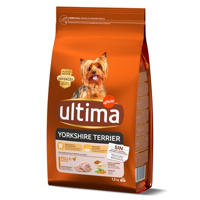 Alimento para perros yorkshire terrier con pollo y arroz Ultima bolsa 1.5 Kg-0