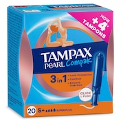 Tampax Compak Pearl superplus 20 unidades