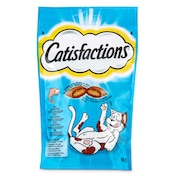 Snack para gatos con salmón Catisfaction bolsa 60 g