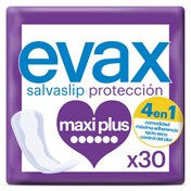 Protegeslips maxi plus Evax caja 30 unidades