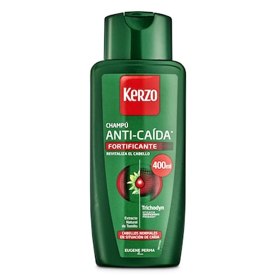 Champú anticaída fortificante cabellos normales Kerzo botella 400 ml-0