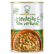 Lentejas con verduras Al Punto Dia lata 430 g