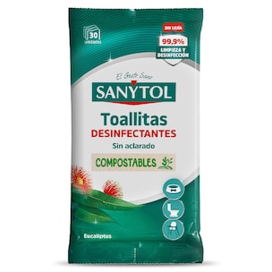 toallitas desinfectantes 30 unidades