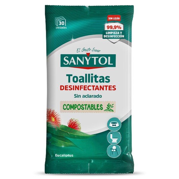 Toallitas Desinfectantes Sanytol 24 Uds.