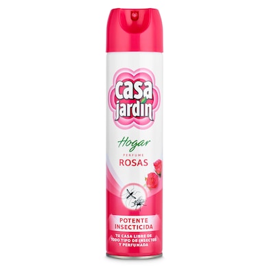 Insecticida hogar perfume rosas Casa Jardín spray 600 ml-0