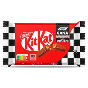barritas de galleta recubiertas de chocolate con leche 415 g