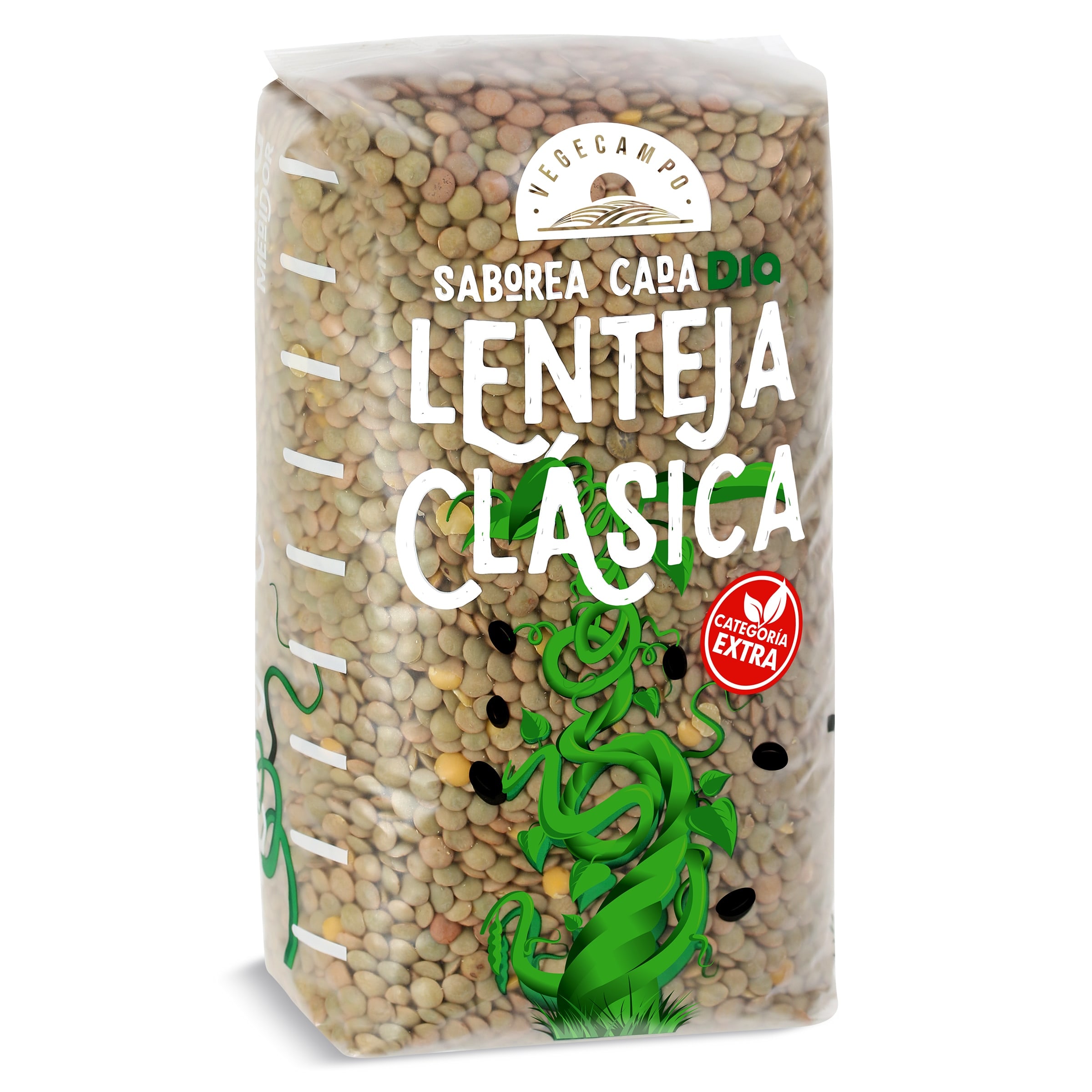 Lentejas castellanas Dia Vegecampo 1 Kg
