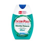 Pasta dentífrica dos en uno menta fresca Licor del polo tubo 75 ml