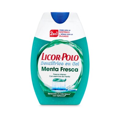 Pasta dentífrica dos en uno menta fresca Licor del polo tubo 75 ml-0