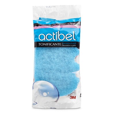 Esponja de baño tonificante doble acción Actibel bolsa 1 unidad-0 Esponja de baño tonificante doble acción Actibel bolsa 1 unidad-0