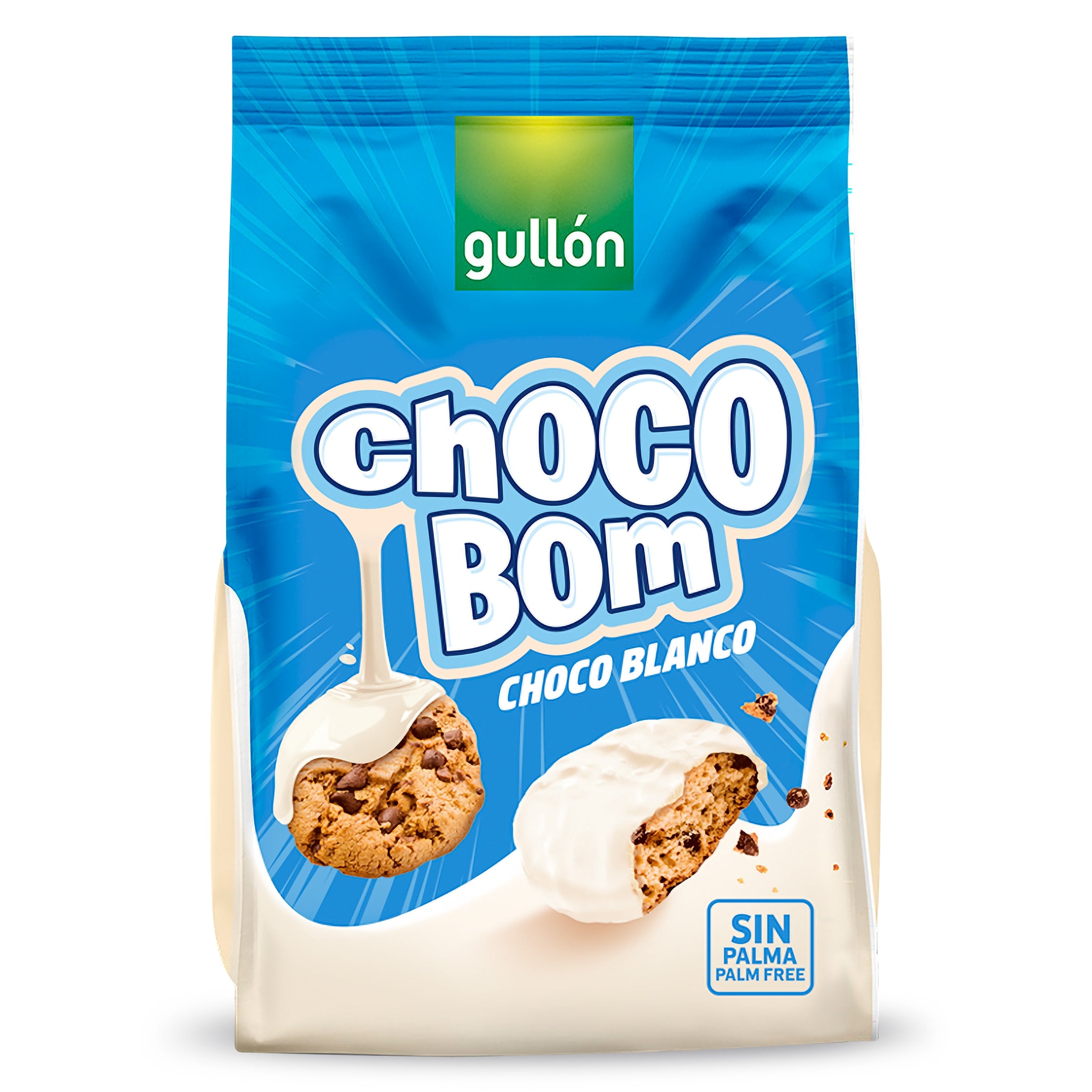 Galletas chocobom chocolate blanco 100 g