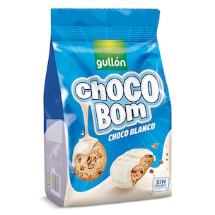 galletas chocobom chocolate blanco 100 g