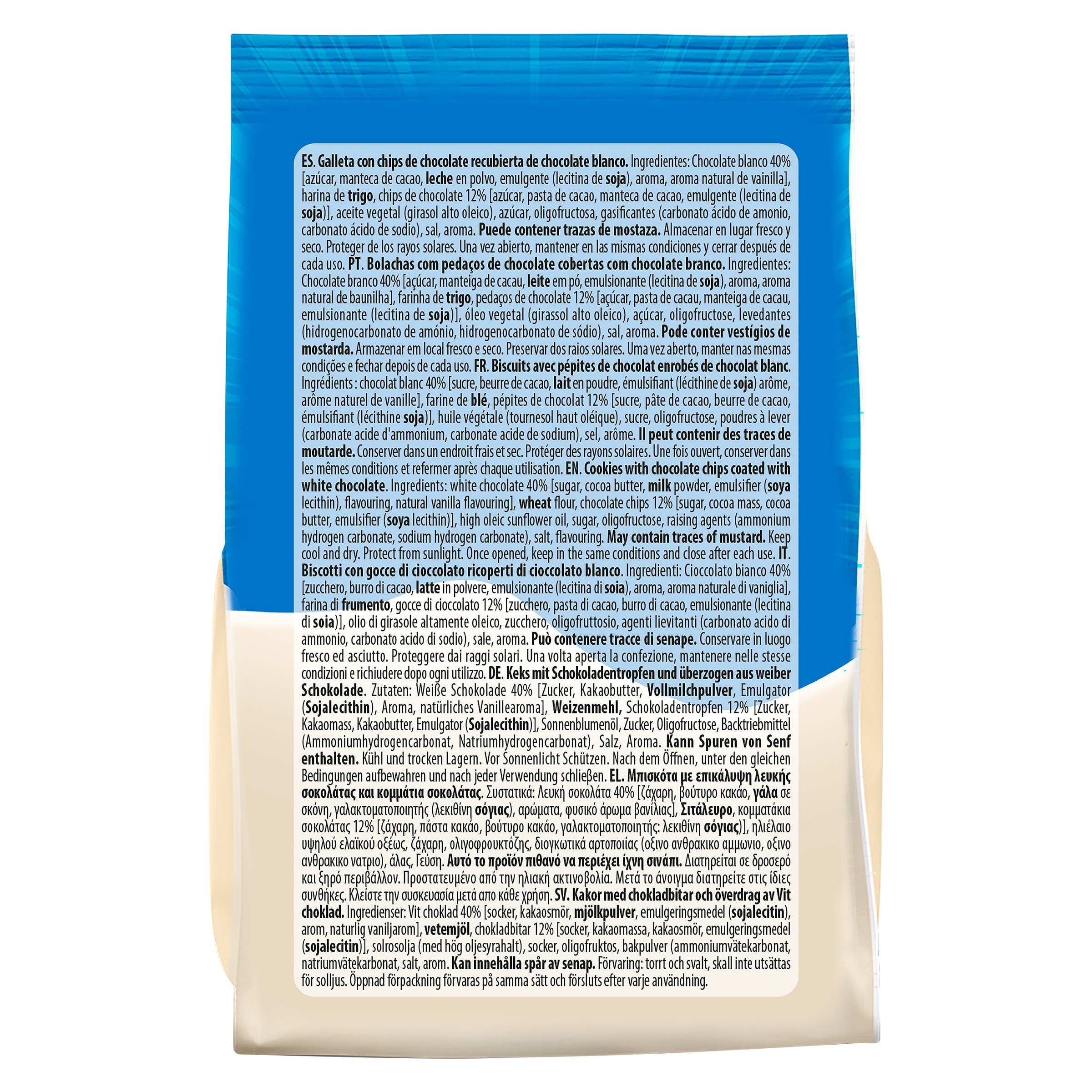 Galletas chocobom chocolate blanco 100 g