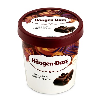 Helado chocolate belga Haagen Dazs tarrina 400 g-0