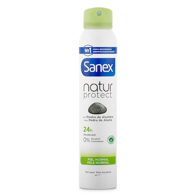 Desodorante natur protect piel normal Sanex spray 200 ml-0