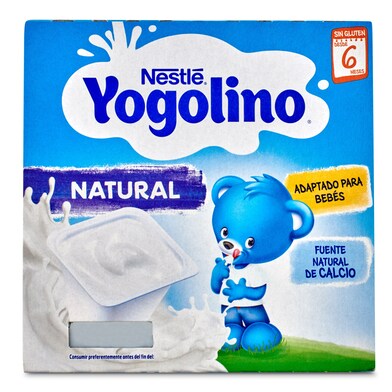 Postre lácteo natural Nestlé Yogolino pack 4 x 100 g-1