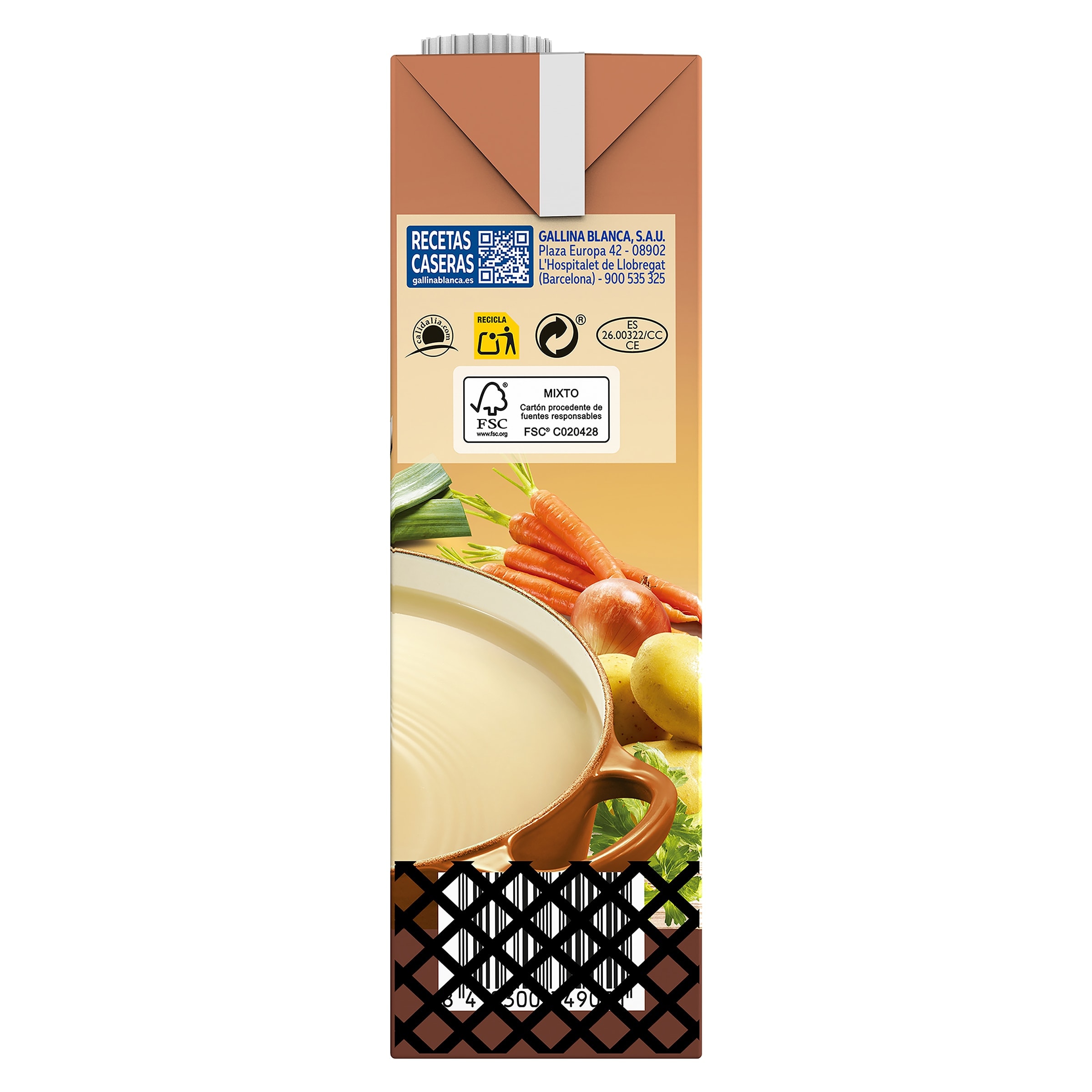 Caldo de pollo Gallina Blanca 2 x 1 L