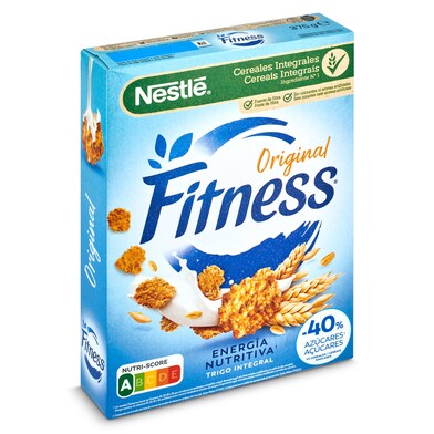 Copos de trigo integral, avena integral y arroz tostados Nestlé Fitness caja 375 g-0 Copos de trigo integral, avena integral y arroz tostados Nestlé Fitness caja 375 g-0