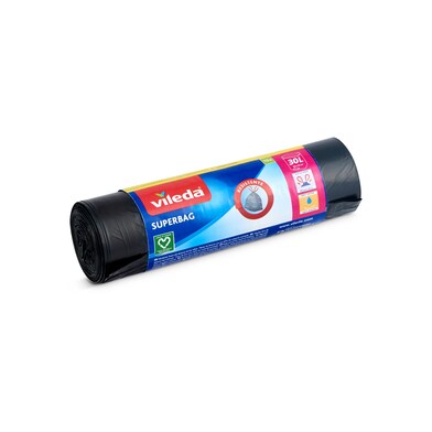Bolsa de basura autocierre fuerte 30 lt Vileda 15 unidades-0 Bolsa de basura autocierre fuerte 30 lt Vileda 15 unidades-0