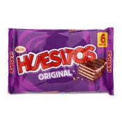 Barritas de barquillo recubierta de chocolate con leche Huesitos bolsa 120 g