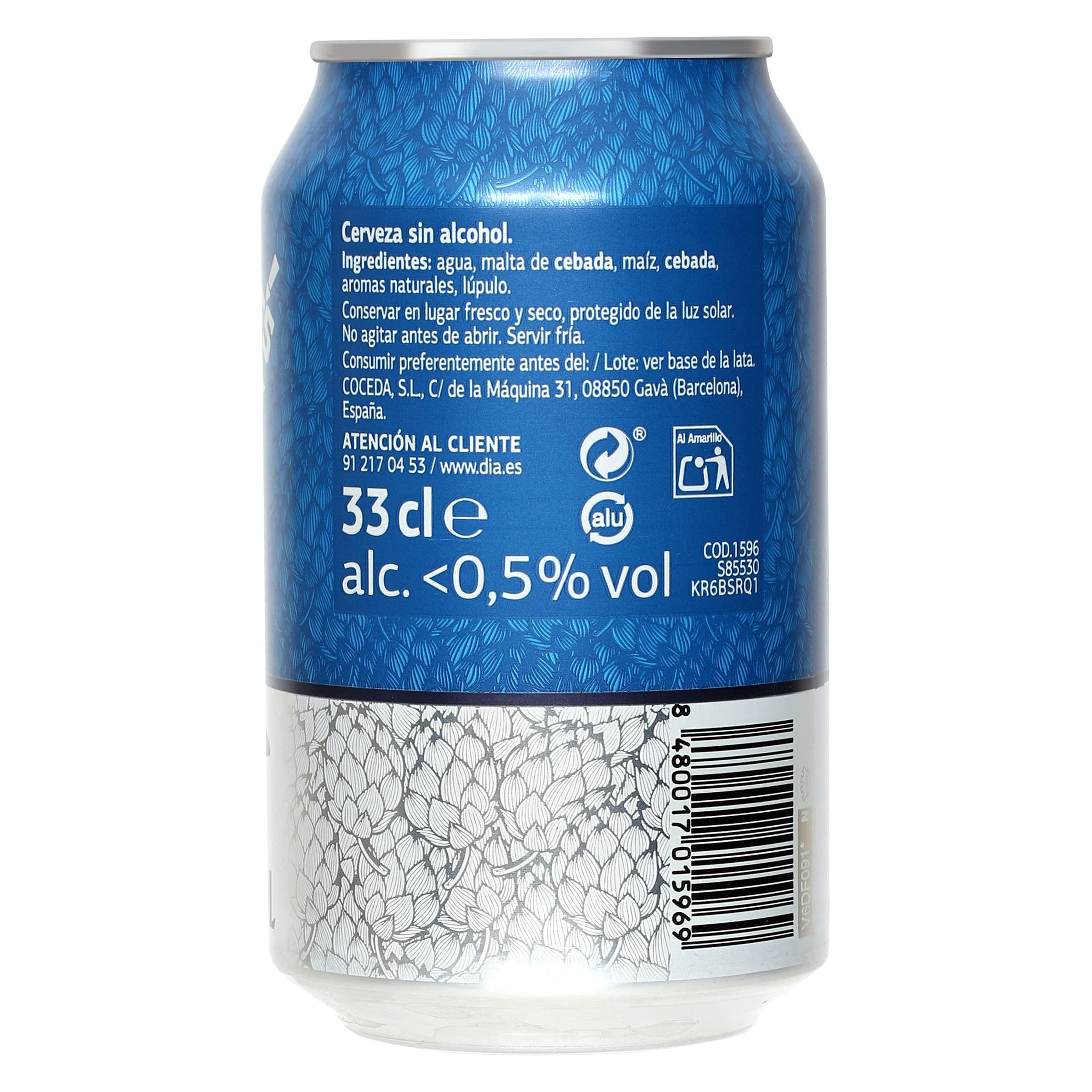 Cerveza sin alcohol Dia Ramblers 33 cl