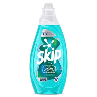 Detergente máquina líquido para ciclos cortos express Skip botella 37 lavados-0 Detergente máquina líquido para ciclos cortos express Skip botella 37 lavados-0