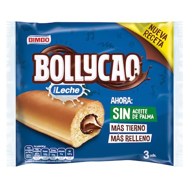 Bollos rellenos de cacao con leche Bollycao bolsa 180 g-0