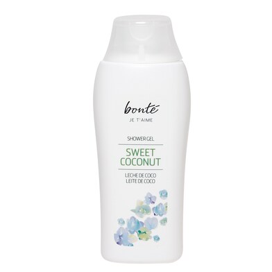 Gel de baño leche de coco Bonté Je t'aime botella 300 ml-0