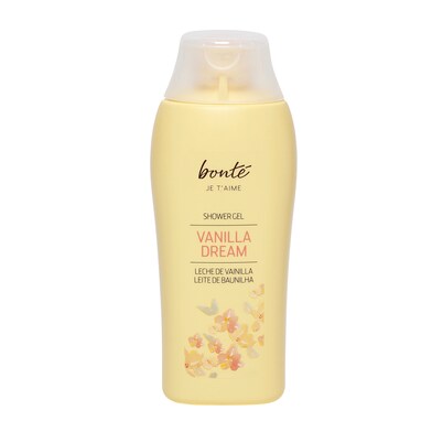 Gel de ducha leche de vainilla Bonté Je t'aime botella 300 ml-0