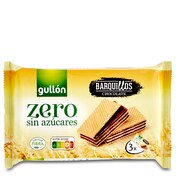 Barquillos de chocolate sin azúcares Gullón caja 180 g