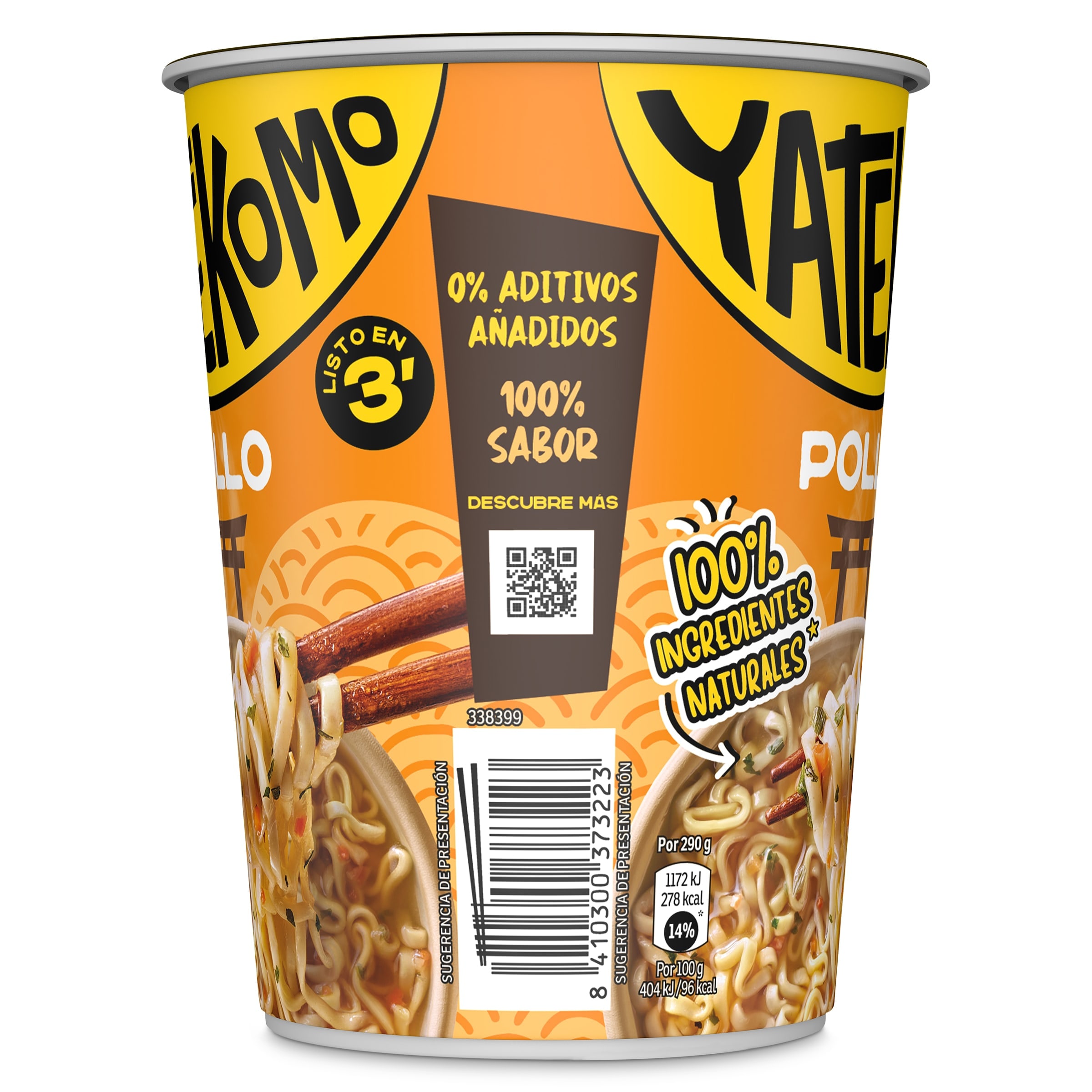 Noodles de pollo Gallina Blanca Yatekomo 60 g