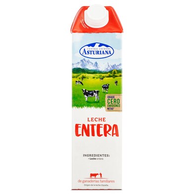 Leche entera Central Lechera Asturiana brik 1 l-1 Leche entera Central Lechera Asturiana brik 1 l-1