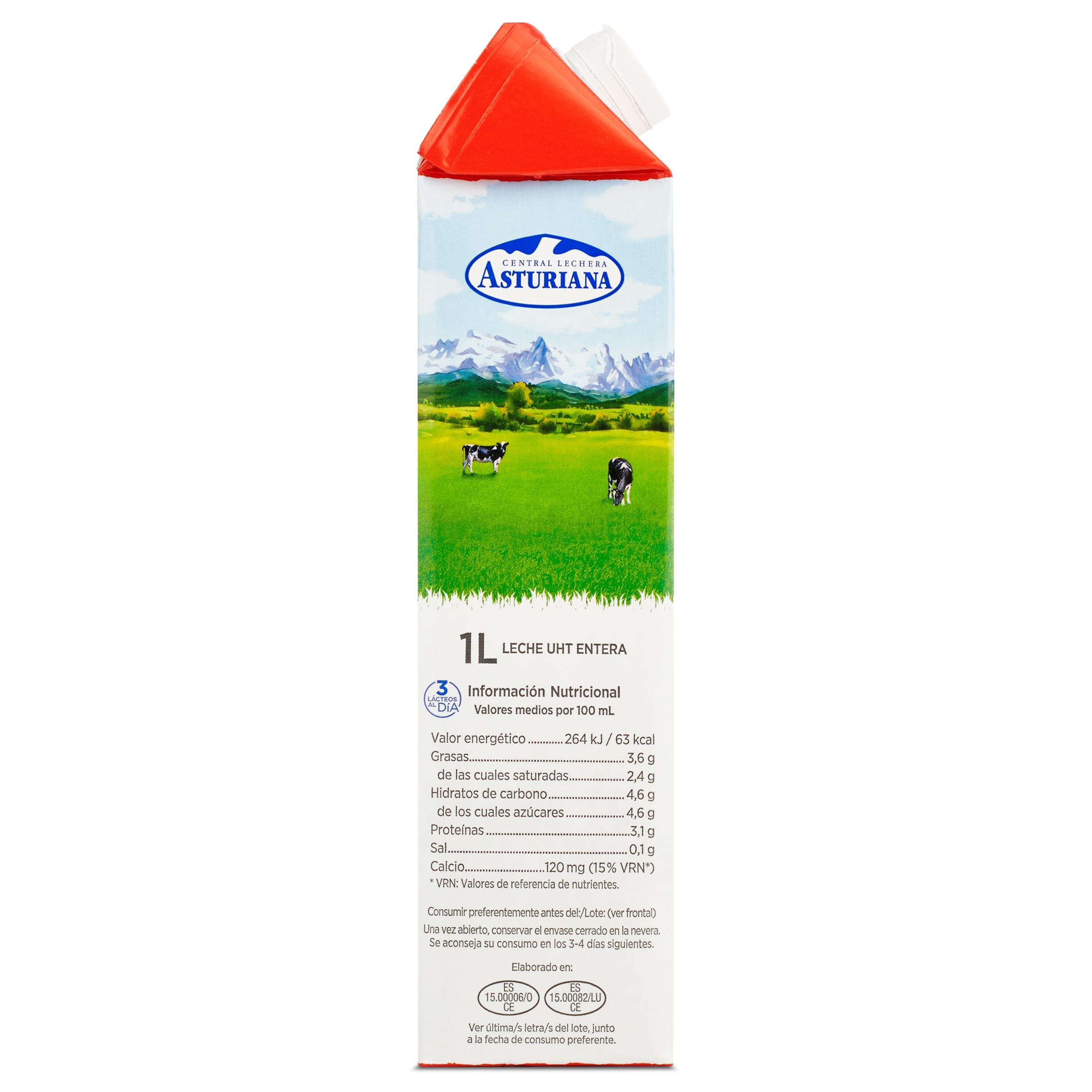 Leche entera Asturiana 1 L