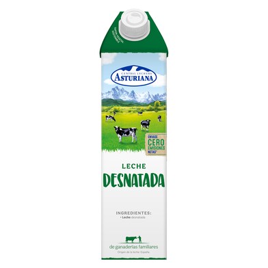 Leche desnatada Central Lechera Asturiana brik 1 l-1