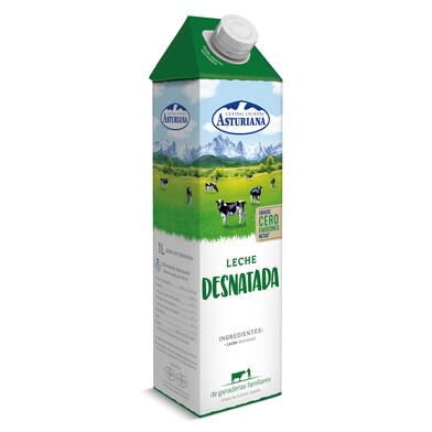 Leche desnatada Central Lechera Asturiana brik 1 l-0