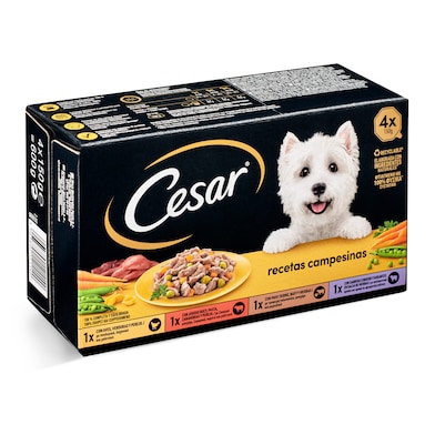 Alimento para perros completo Cesar caja 600 g-0