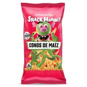 Conos de maíz sabor queso y bacon Snack Maniac de Dia bolsa 100 g