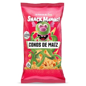 conos de maiz sabor queso y bacon 100 g