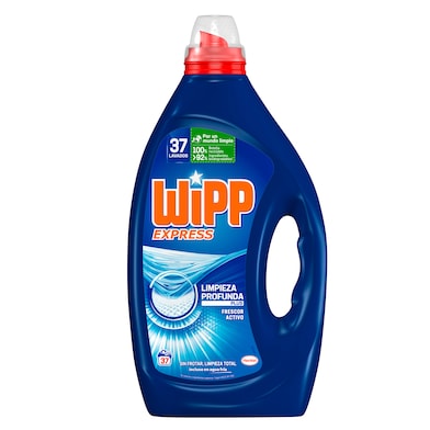 Detergente máquina líquido gel Wipp Express botella 35 lavados-0