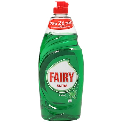 Lavavajillas mano concentrado ultra Fairy botella 615 ml-0