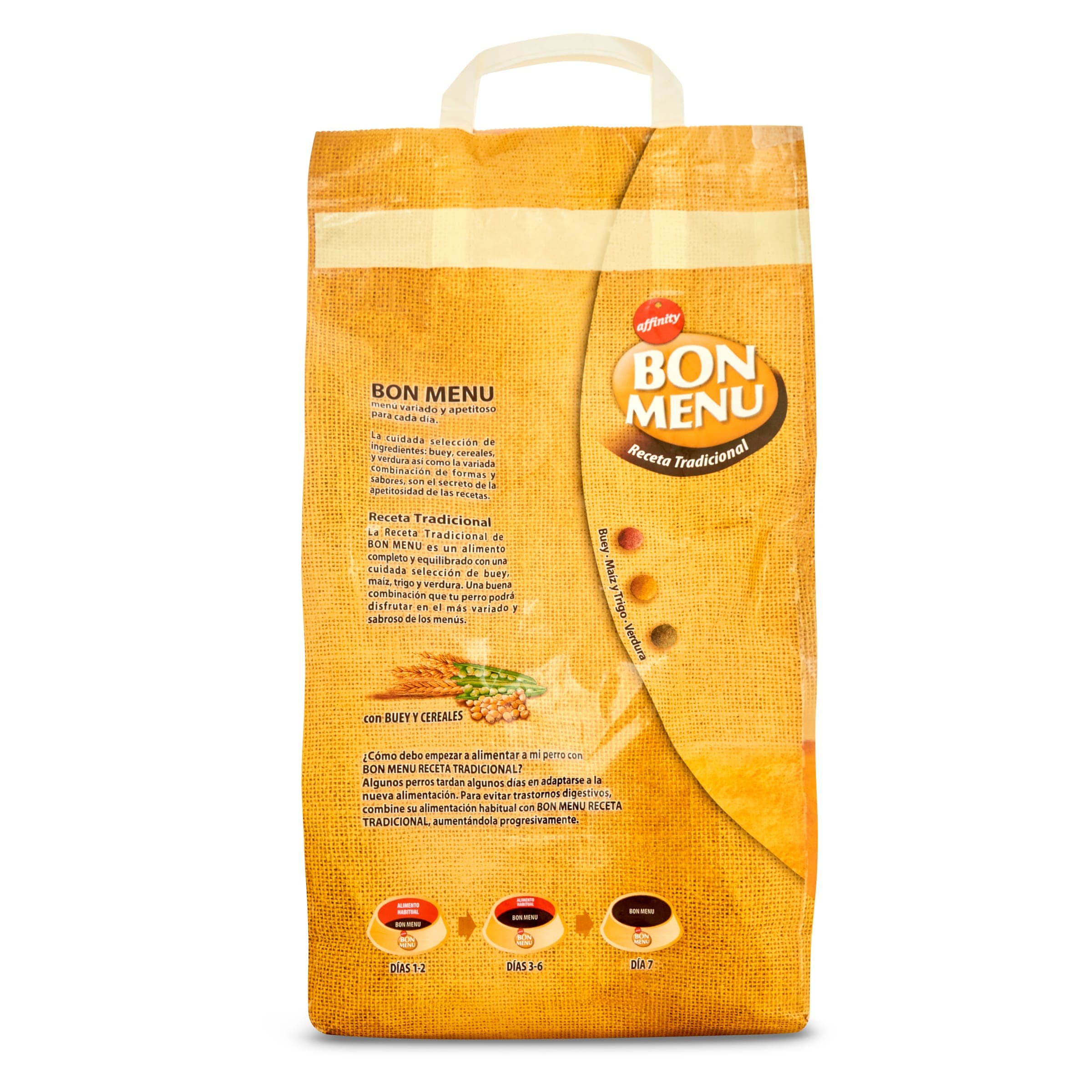 Alimento para perros receta tradicional Bon menu 4 Kg