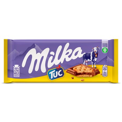 Chocolate con leche cubierto de galletas Milka 87 g-0 Chocolate con leche cubierto de galletas Milka 87 g-0