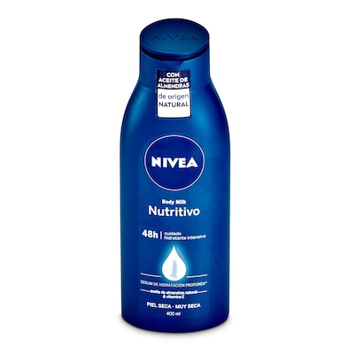 Body milk nutritivo cuidado intensivo piel seca/muy seca Nivea botella 400 ml-0