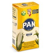 Harina 100% de maíz blanco Pan bolsa 1 kg